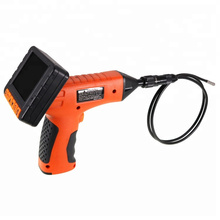 Wireless battery powered industrial endoscopy camera with 6 LED for gutter duct inspection